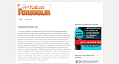 Desktop Screenshot of forskolinslimfacts.com